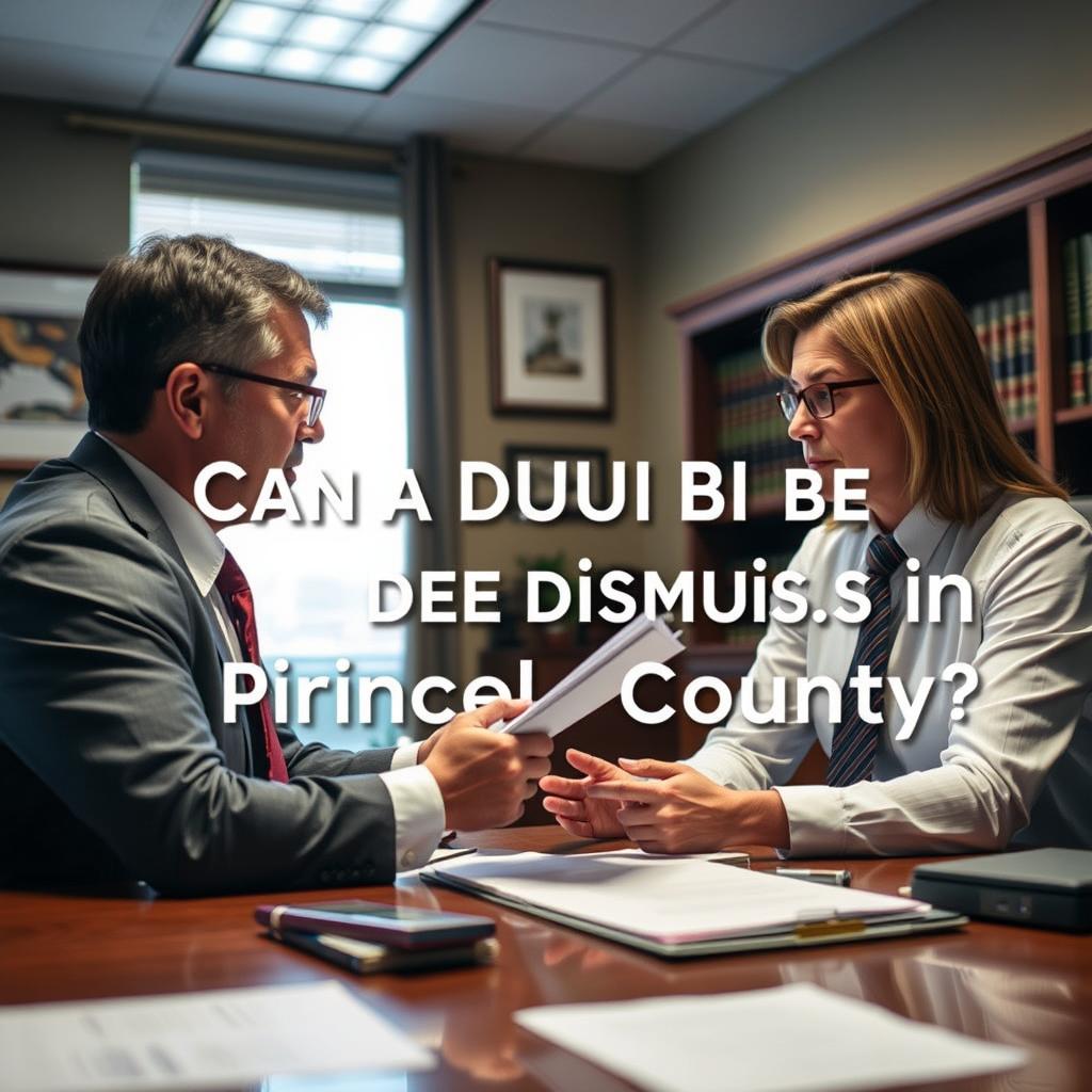 Can a DUI be dismissed in Prince William County