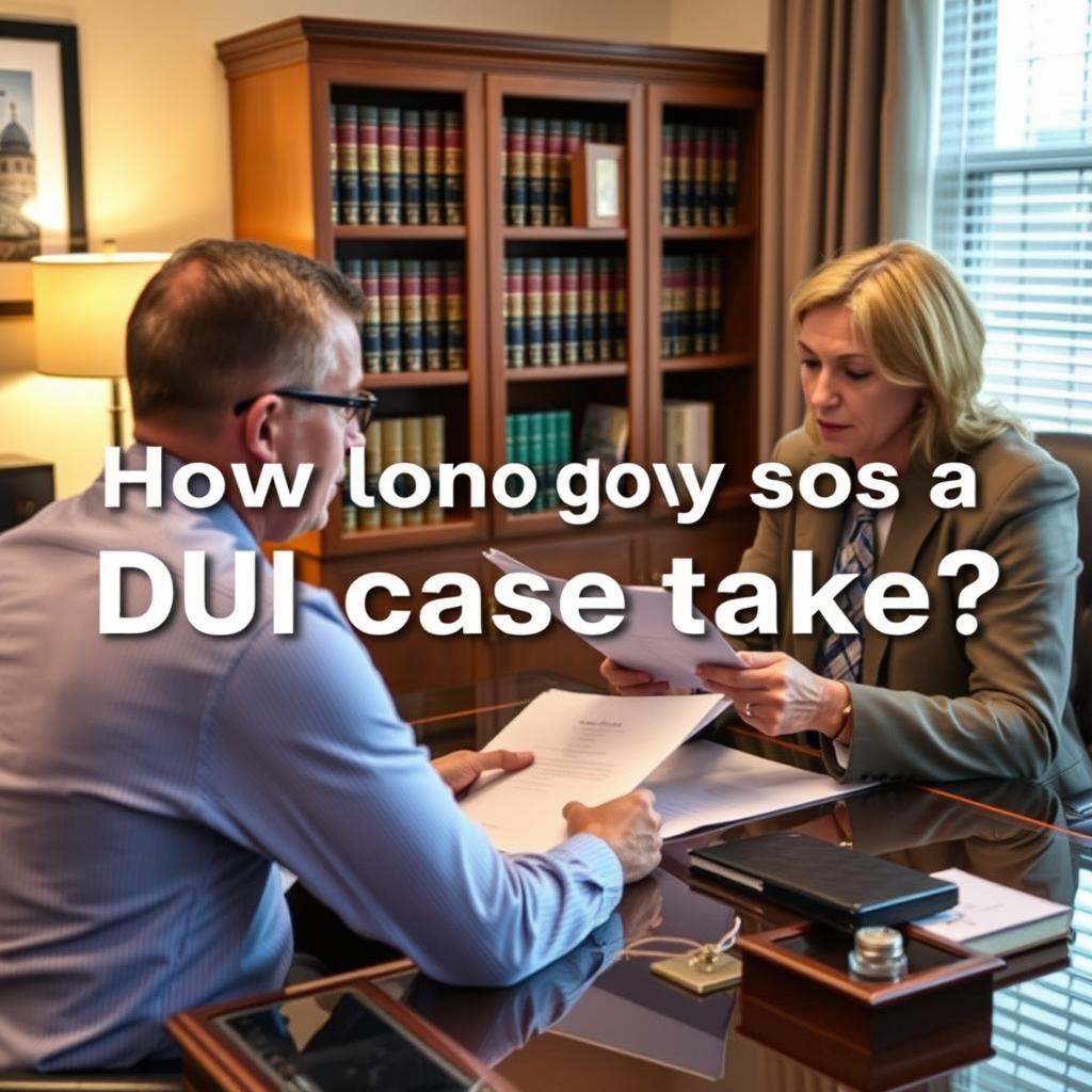 How long does a DUI case take in Alexandria